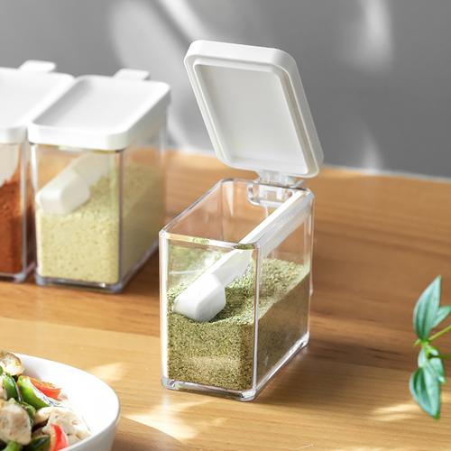 放盐调料盒 密封防潮调味盒家用组合装厨房用品收纳放盐味精鸡精佐料